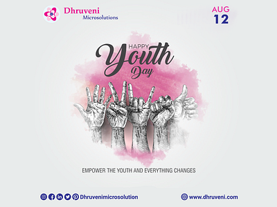 international youth day behance celibration day design graphic design instagram international post poster youthday