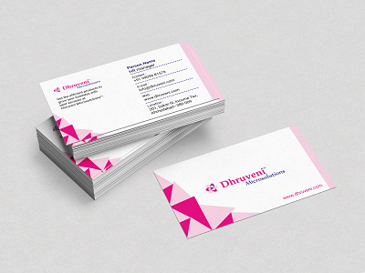 Modern corporate business card template design