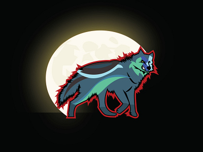 Wolf Mascot 3d branding design graphic design illustration illustrator logo vector
