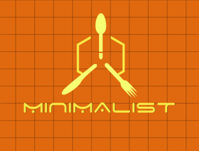 Mnimalist food logo branding design flat graphic design illustration illustrator logo vector