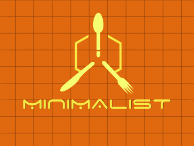 Mnimalist food logo