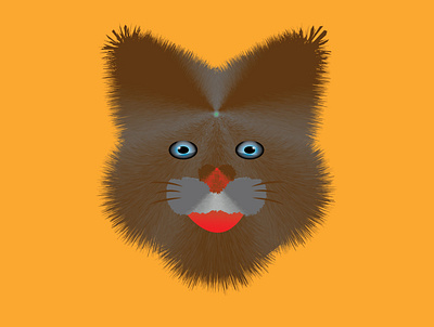 furry effect 3d animation branding design graphic design illustration illustrator logo vector