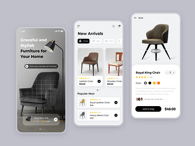 Furniture Mobile App UI Design