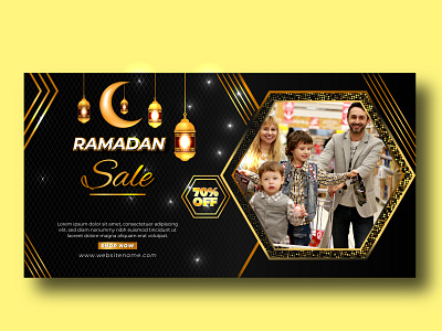 Ramadan Sale banner template design
