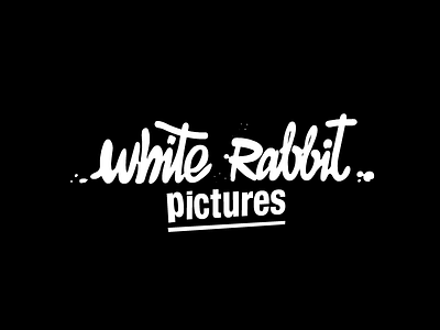 White Rabbit Pictures Rebrand Logo branding business card design font hand lettering identity identity design logo print rebranding sweet typography vector vector illustration visual identity