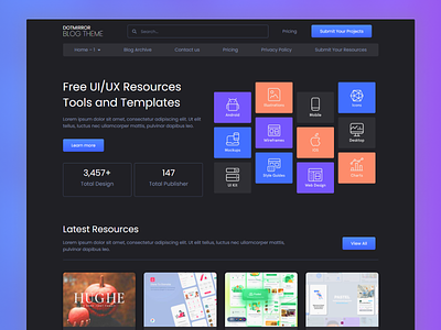 Figma Resource - UI UX Design Downloading Website download elementor ui design ux design wordpress wordpress themes
