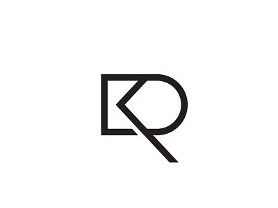 KR monogram logo brandidentity branding business design gartret logo logodesign logoidentity logomaker modern logo monogram logo