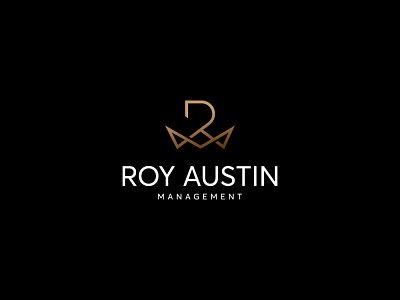 Roy Austin Mangement brand brandidentity business design illustration logo logoidentity logomark monogram logo ui