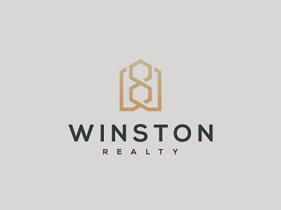 Winston Realty brand brandidentity branding business design logodesign logoidentity logomark monogram logo ui