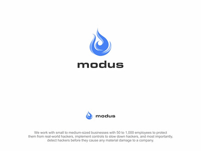 Modus brand business logo logodesign logoidentity logomark monogram logo technology ui ux