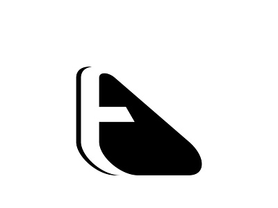 t triangle branding design graphic design logo minimal monogram negativespace
