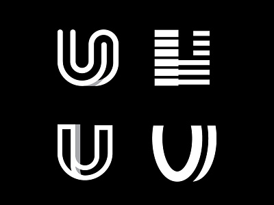 U monogram abstract brandidentity branding business corporatelogo graphic design logo logoidentity logomark mark minimal monogram technology