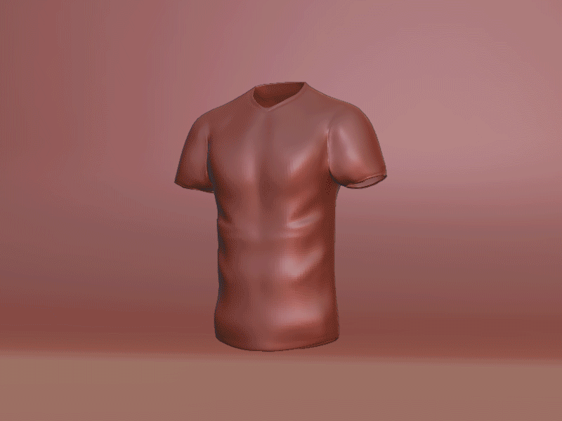 Scene Breakdown of the T-Shirt mockup 3d animation blender breakdown modeling tshirt