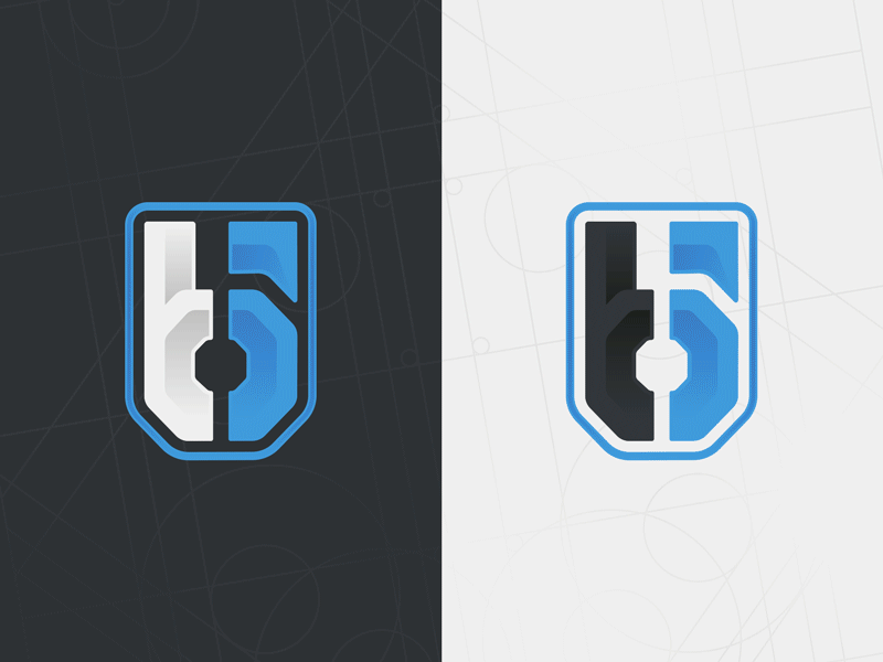 "b5" Logo creation process