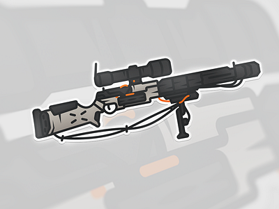 EBR-800 Sticker cod ebr sniper sticker