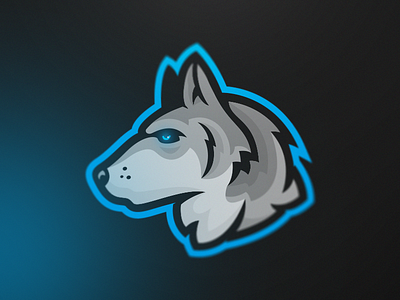 SureShot Mascot logo branding logo mascot sure shot wolf