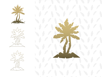 Turtle Beach sketching process beach branding glitch logo palmtree process redesign sketch turtle