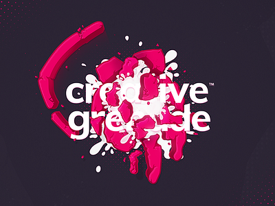 Creative Grenade contest creative explosion grenade paint splatter