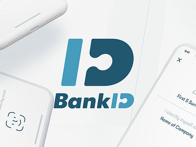 Bank ID bank app brand logo ui ux