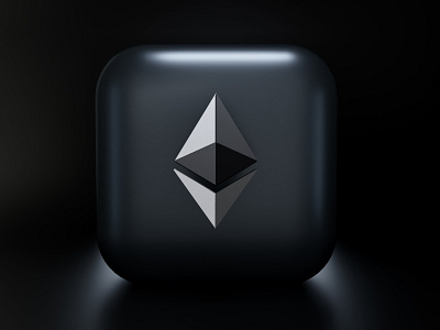 Ethereum - 3D icon illustration 3d blender 3d design ethereum illustration logo