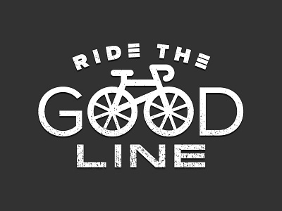 Good Bike bicycle bike icon ride typography
