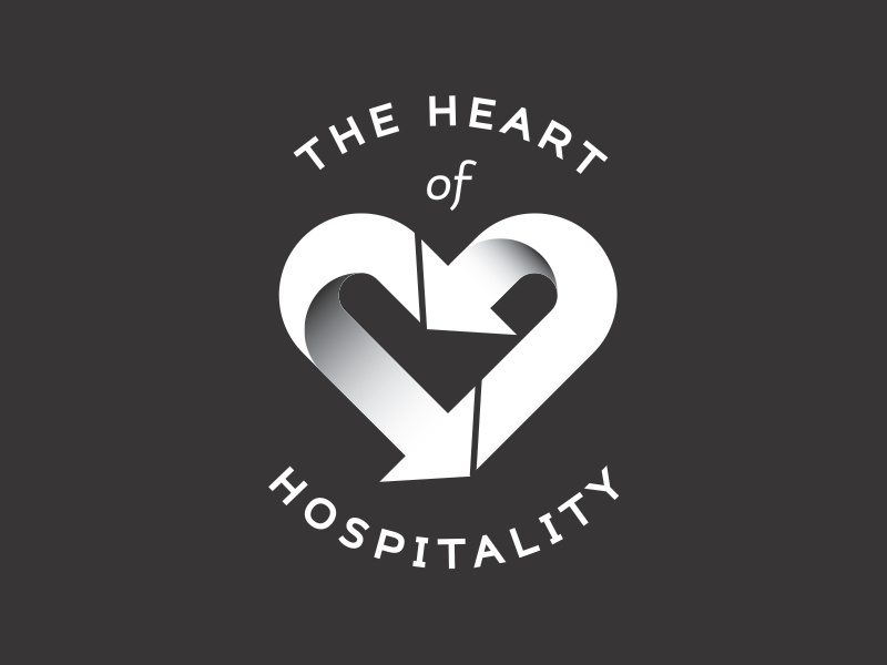 Heart of Hospitality arrow hospitality hotel recycling heart