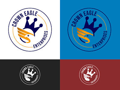 Crown eagle logo 3d animation banner design branding design facebook ads design graphic design illustration logo logo 2021 logo design logo design 2021 minimalist logo motion graphics ui