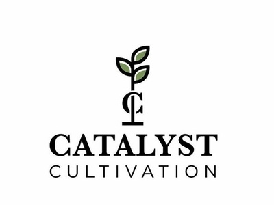 Catalyst Cultivation Ben Brush Design cannabis cannabis packaging illustration logo design marijuana weed