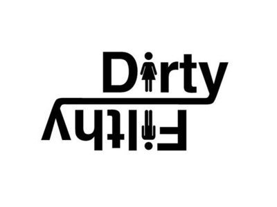Dirty Filthy Ben Brush Design Logo Nova Scotia book bookcover branding design illustration logo design minimal type vector