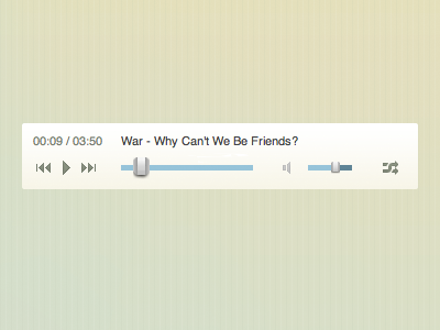 Audio Player audio player web element