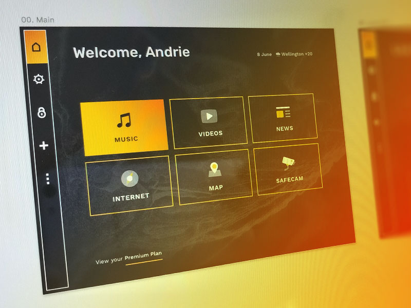 iPad UI application user interface mobile app uxui