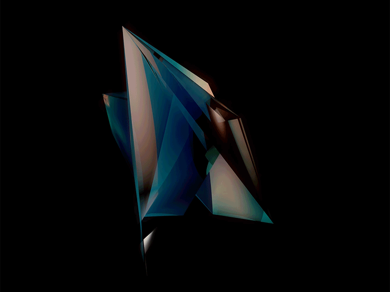 Abstract refraction low poly cinema4d glass greyscalegorilla light poly refraction