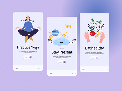 Practice Yoga App design yoga yoga app