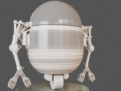 3D Robot 3d 3d art 3d modeling 3drender arnoldrender blender design maya substancepainter