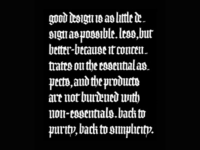 Blackletter blackletter calligraphy dieter rams du de berry gothic gotiques lettering