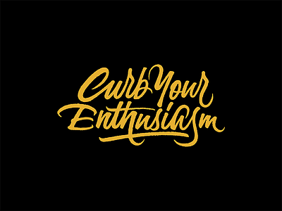 Curb Your Enthusiasm brush caligrafia calligraphy chinese ink lettering letters rice paper sketches sum