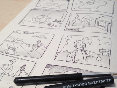 Sketch storyboard