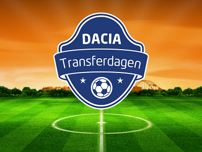 Dacia Logo Transferdagen automotive branding campaign dacia logo soccer