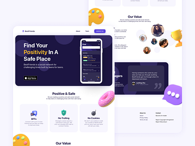 BestFriends - Landing Page