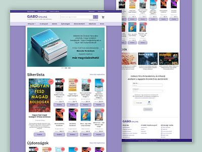 GABO Online - Publisher/Bookshop Website Redesign - Concept books bookshop branding case study design e commerce publisher publishing ui ux uxdesign web design webdesign website