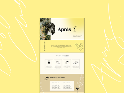Apres Design Club Sales Page Design branding coaching community design fresh illustration lemon membership page layout sales page typography