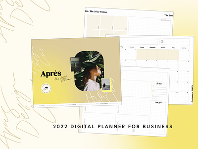 Apres 2022 Digital Planner 2022 planner business planner design digital planner editorial illustration ipad planner layout page layout planner typography