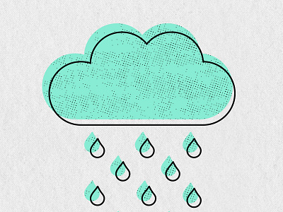 Rain cloud illustration