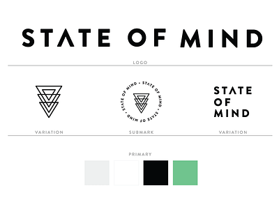 State of Mind Brand Guide branding business entreprenuer logo palette