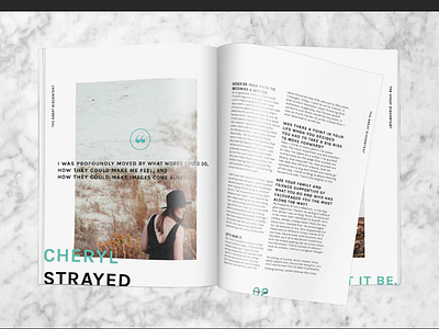 Magazine Layout editorial layout magazine page design
