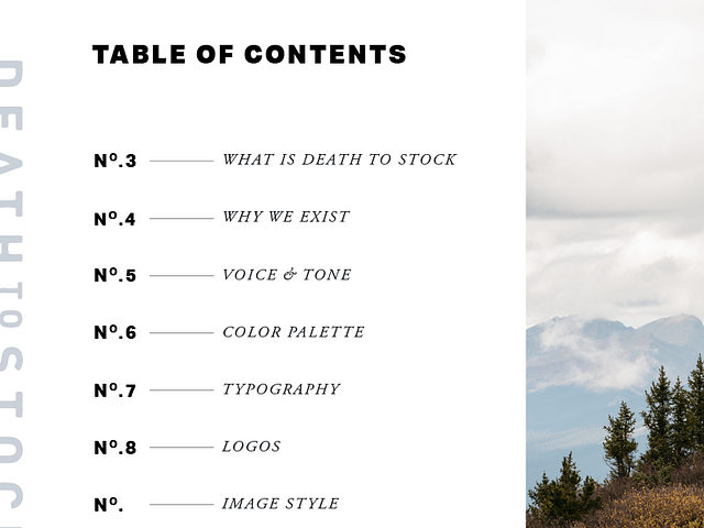 Browse thousands of Table Of Contents images for design inspiration ...