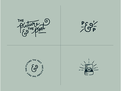 The Picture & The Poet Logo Variations
