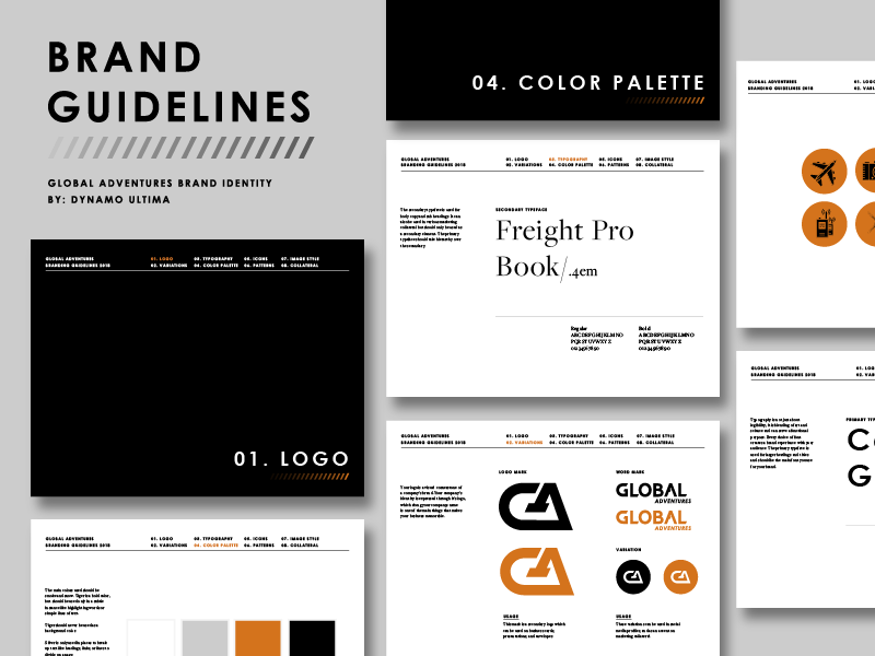 Global Adventures Final Brand Guidelines by Lexi Smith on Dribbble