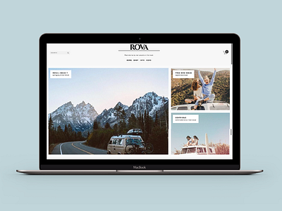 Rova Magazine Website editorial magazine magazine website road trips rova magazine squarespace van life