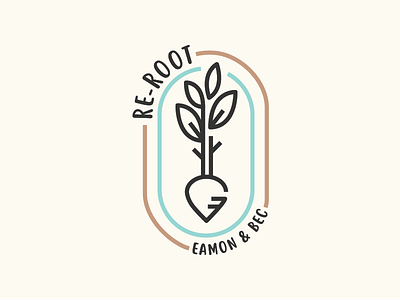 Re-root podcast art for Eamon & Bec logo podcast podcast art